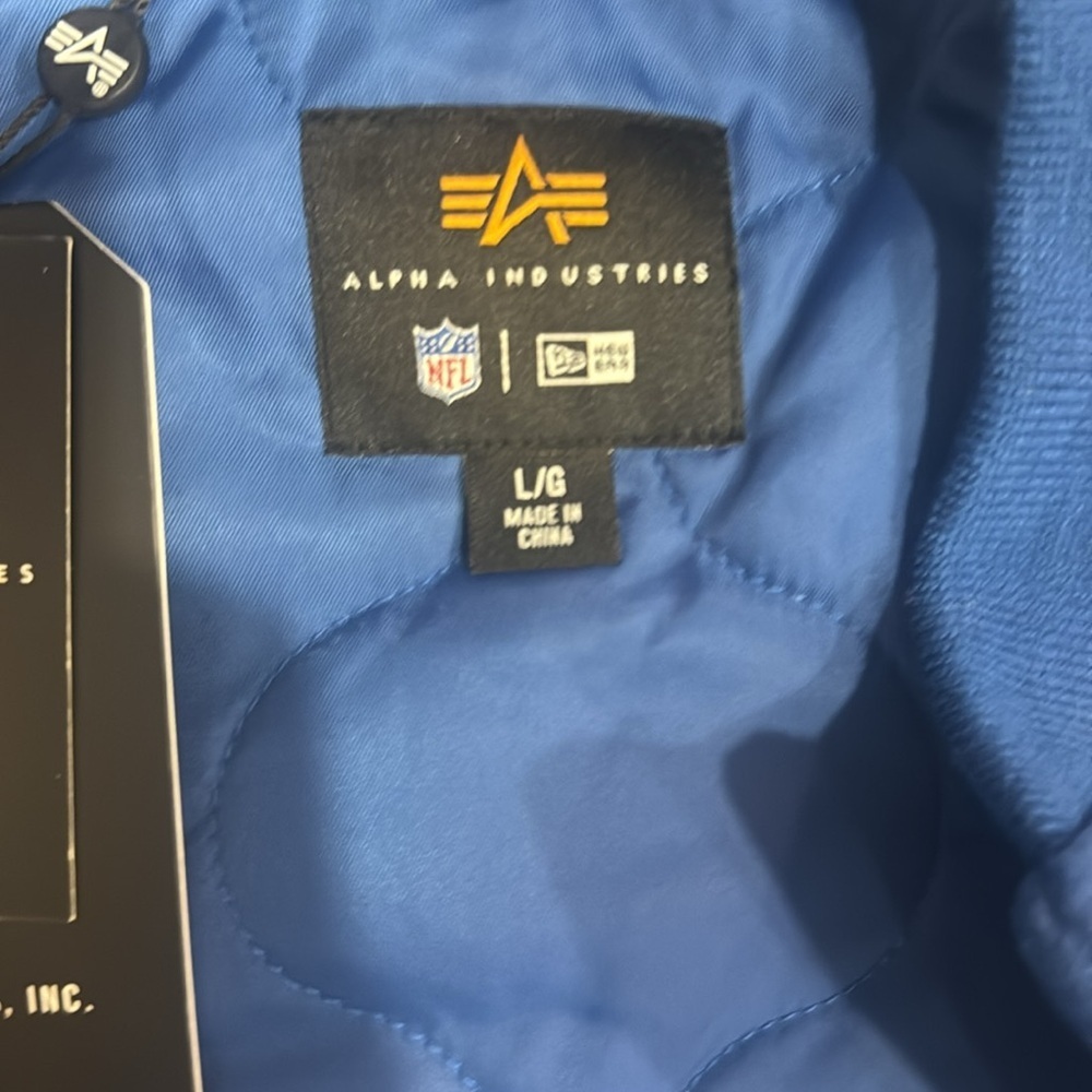 Alpha Industries Historic MA-1 Buffalo Bills Wool Varsity Bomber Jacket.  NWT - Picture 10 of 16